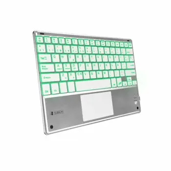 Bluetooth Keyboard with Support for Tablet Subblim SUB-KBT-SMBT50 Silver Spanish Qwerty QWERTY