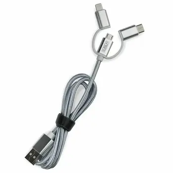 Universal USB Car Charger + USB-C Cable Subblim SUB-CHG-4CC001