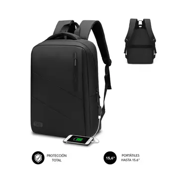 Rucksack with Power Bank and Tablet and Laptop Compartment Subblim Oxford