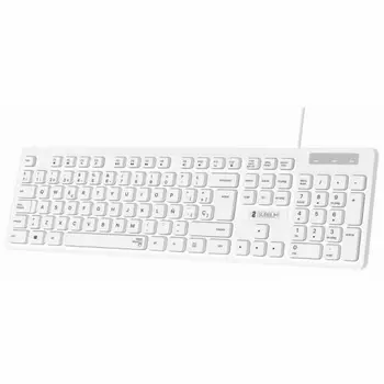 Keyboard Subblim SUBKBC-0SSK51 White Spanish Qwerty