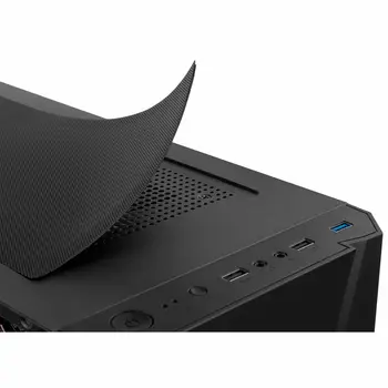 ATX Semi-tower Box Nox-Xtreme NXHUMMERFROST Black ATX