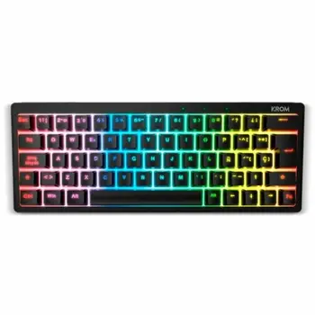 Keyboard Krom NXKROMKREATORSP Black Spanish Qwerty