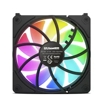 Box Ventilator Nox-Xtreme NXHUMMERELINKBK Ø 12 cm (1 Unit)