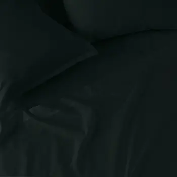 Fitted sheet HappyFriday BASIC Black 105 x 200 x 32 cm