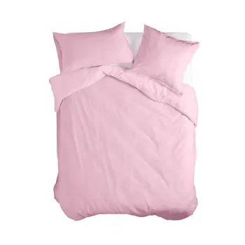 Nordic cover HappyFriday Basic Light Pink 200 x 200 cm