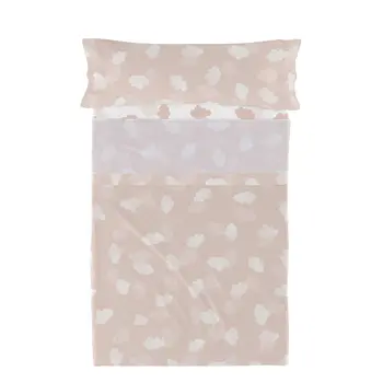 Bedding set HappyFriday Basic Kids Clouds Pink Single 180 x 270 cm 2 Pieces