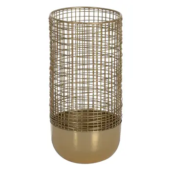 Vase Golden Iron 15 x 15 x 30 cm
