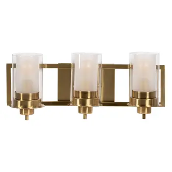 Wall Light Golden Crystal Iron A 220-240 V 56 x 17 x 21 cm