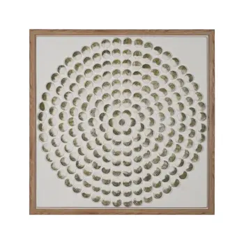 Painting Brown Beige 93 x 3 x 93 cm