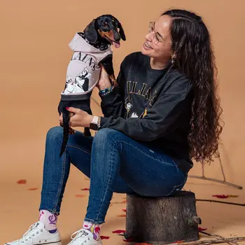 Dog Sweatshirt Disney Lilac