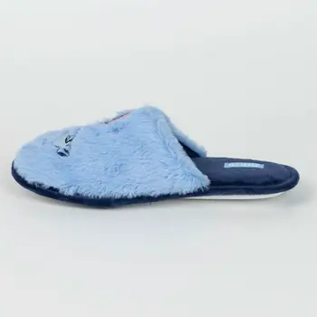 House Slippers Stitch Blue