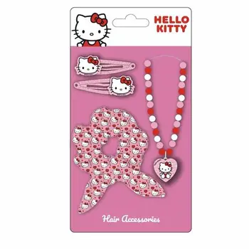 Hair accessories Hello Kitty Pink 4 Pieces