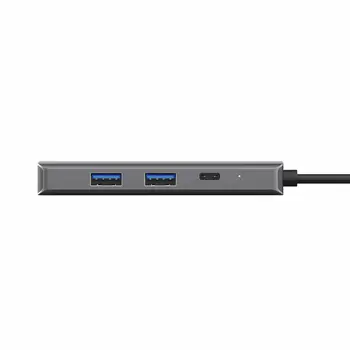 USB Hub Trust 24968 Silver (1 Unit)