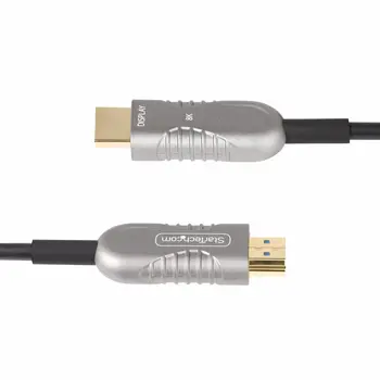 HDMI Cable Startech 8K-A-50F-HDMI-CABLE Black Silver 15,2 m