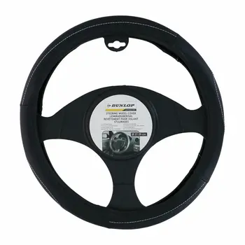 Steering Wheel Cover Dunlop Black Grey Ø 38 cm