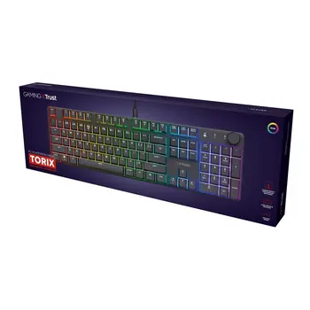 Keyboard Trust GXT 866 TORIX Black Qwerty US