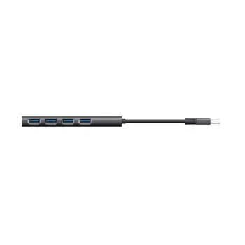 USB Hub Trust 24947 Grey Black/Grey (1 Unit)