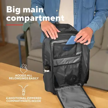 Laptop Backpack Trust 25669 Grey 17"