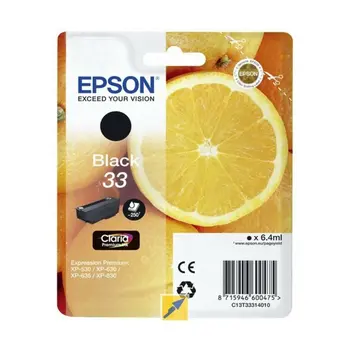 Original Ink Cartridge Epson Singlepack Black 33XL Claria Premium Ink 12,2 ml Black