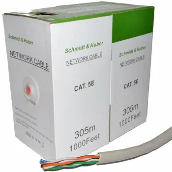 Ethernet LAN Cable GEMBIRD UPC-5004E-SOL Grey 305 m 305 m