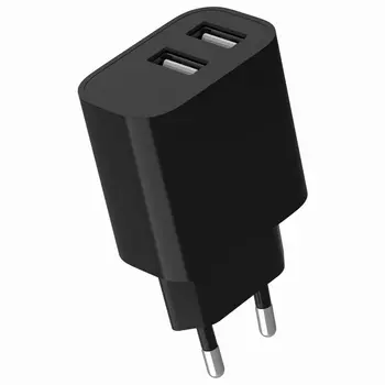 Wall Charger GEMBIRD TA-UC-2A12-01-BK White