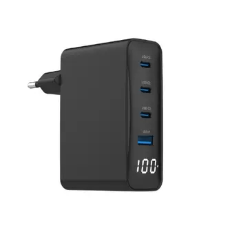 Wall Charger GEMBIRD TA-UC-PDQC100LCD-01-BK