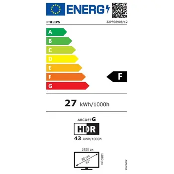 Smart TV Philips 32PFS6908 Full HD 32" LED