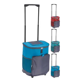 Cooler Backpack Cool 28 L 34 x 21 x 46 cm With wheels Trolley