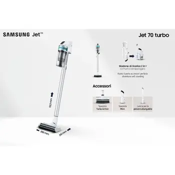 Stick Vacuum Cleaner Samsung VS15T7031R1 150 W