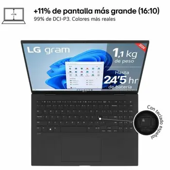 Laptop LG 16ZD90S-G.AX75B 16" Intel Core Ultra 7 155H 16 GB RAM 512 GB SSD