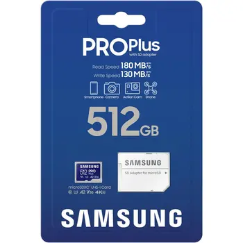 Micro SD Card Samsung MB-MD512SA/EU 512 GB