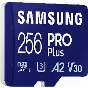 Micro SD Memory Card with Adaptor Samsung MicroSDHC PRO Plus 256GB