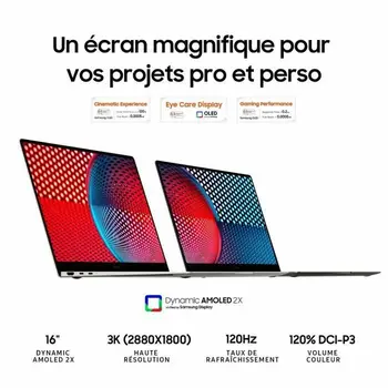 Laptop Samsung 16" i7-1360P 16 GB RAM 512 GB SSD