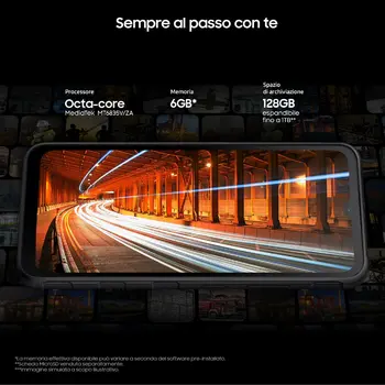 Smartphone Samsung SM-G556BZKDEEE 6,6" 6 GB RAM 128 GB Black