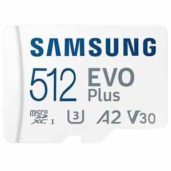 Micro SD Memory Card with Adaptor Samsung EVO Plus 2023 512 GB