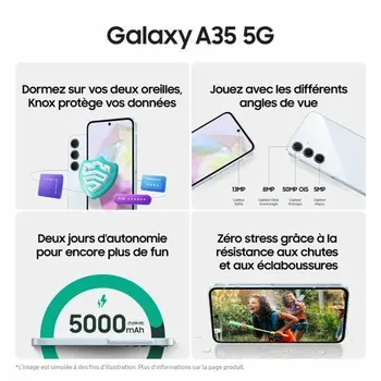 Smartphone Samsung 6 GB RAM 128 GB Lilac