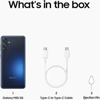 Smartphone Samsung Galaxy M55 5G 6,7" Octa Core 8 GB RAM 256 GB Blue