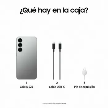 Smartphone Samsung GALAXY S25 6,2" Qualcomm Snapdragon 8 Elite 12 GB RAM 128 GB Grey Silver