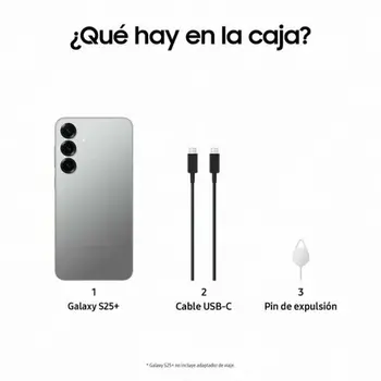 Smartphone Samsung Galaxy S25+ 6,7" Octa Core 12 GB RAM 256 GB Grey Silver