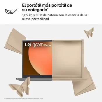 Laptop LG 15U50T-G.AA56B Spanish Qwerty 15" 16 GB RAM 512 GB SSD