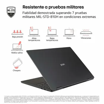 Laptop LG 14ZD90T-G.AX78B 14" 16 GB RAM 1 TB SSD Spanish Qwerty
