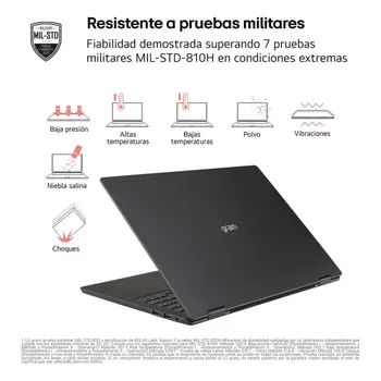 Laptop LG 14ZD90T-G.AX78B 14" 16 GB RAM 1 TB SSD Spanish Qwerty