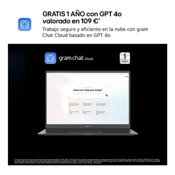 Laptop LG 14ZD90T-G.AX78B 14" 16 GB RAM 1 TB SSD Spanish Qwerty