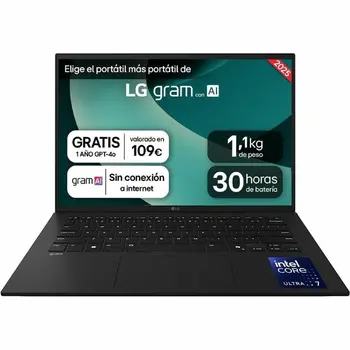 Laptop LG 14ZD90T-G.AX78B 14" 16 GB RAM 1 TB SSD Spanish Qwerty