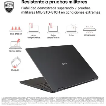 Laptop LG 14ZD90T-G.AX78B 14" intel core ultra 7 16 GB RAM 1 TB SSD Spanish Qwerty