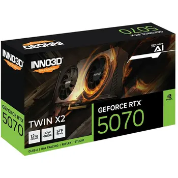 Graphics card INNO3D N50702-12D7-195064N nvidia geforce rtx 5070 12 GB