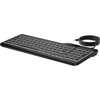 Keyboard and Mouse HP 7N7C1AA Black Qwerty US Spanish Qwerty
