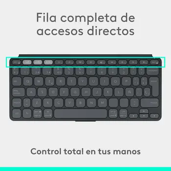 Keyboard Logitech 920-012973 Graphite Spanish QWERTY