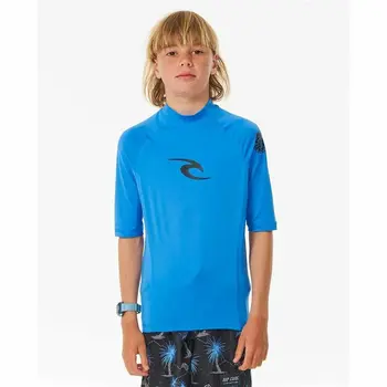 Men’s Short Sleeve T-Shirt Rip Curl Wave pf Sky blue