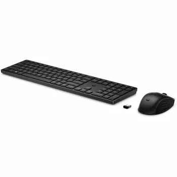 Keyboard and Mouse HP 4R009UT Black Spanish Qwerty